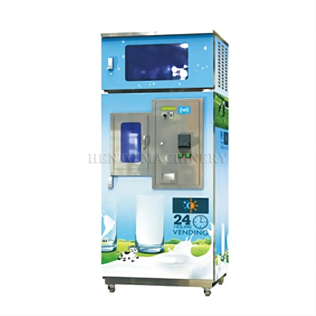 Automatic Vending Machine Fresh Milk / Automatic Commercial Milk Vending Machine / Coin Milk Vending Machines