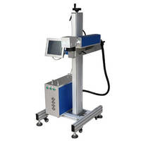 Machine d'impression de marquage laser à fibre UV Co2 volant en ligne 20W 30W 50W Numéro de code de date de tuyau HDPE industriel