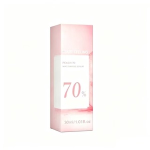 Suero Facial Orgánico Natural con 70% de Niacinamida de Melocotón para Mujeres, Antienvejecimiento, Iluminador, Reduce Manchas Oscuras, Hidratante, Antiedad - Product Image 3