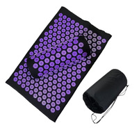 Tapis de massage des pieds d'acupression biologique d'acupuncture écologique personnalisable ensemble de tapis de yoga et d'oreillers