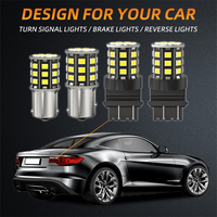 Ampoules LED 1156 1157 T20 T25 12-24V DC pour voiture, feux de freinage, stop, feux arrière, clignotants, multi-usages pour voiture universelle