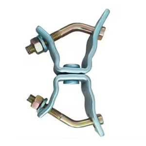 Acoplador de abrazadera fija de placa de acero forjado de andamio <span class=keywords><strong>brasileño</strong></span> a precio de fábrica LINYIQUEEN - Product Image 1