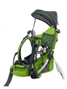 Sac à dos de randonnée réglable pour enfants avec cadre en aluminium, siège <span class=keywords><strong>porte</strong></span>-bébé réglable, profondeur du dossier et repose-pieds inclinables - Product Image 2