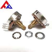 Vente directe du fabricant FANRUI CTS Potentiomètre rotatif identique 10K à axe métallique pour guitare électrique et basse, bouton de volume en cuivre 10000