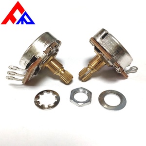 Manufacturer's Direct Sales CTS Same Rotary Potentiometer 10K Metal Shaft Electric Guitar Bass <b>Knob</b> Volume <b>Copper</b> Potentiometer - Product Image 6