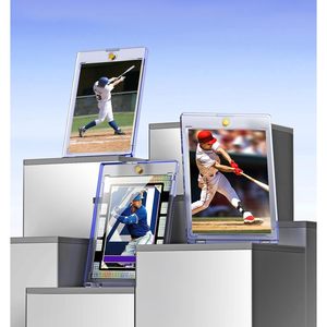 Porte-cartes magnétique 50 unités, porte-cartes One Touch 35pt pour cartes à collectionner, protecteurs U-V en plastique rigide, étui magnétique pour cartes - Product Image 6