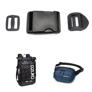 KJM Plastic Bag Buckle Non Adjustable <b>Webbing</b> <b>Strap</b> Clip For Backpacks And Bag Accessories A044 20MM 51MM - Product Image 4