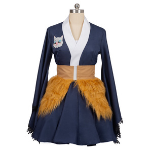 ชุดคอสเพลย์อิโนะสึเกะสไตล์สาวใช้ อนิเมะญี่ปุ่น ขายส่ง ชุดกิโมโนสำหรับแสดงบนเวที ชุดฮาโลวีน - Product Image 1