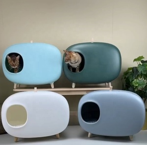 Vente chaude en gros Pet Clean Up Grand espace Pet Luxe Chat Toilette Litière Chat Boîte de Toilette avec une bonne qualité - Product Image 6