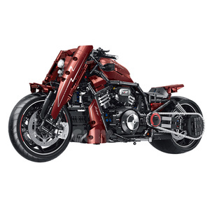 60541 Napoleon Motorcycle Building <b>Blocks</b> Assembly Model Racing Car Boys Educational Toy Gift - Product Image 1