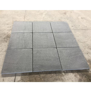 Personnalisé <span class=keywords><strong>Moins</strong></span> <span class=keywords><strong>Cher</strong></span> Flambé Noir Basalte Plancher Pavage Pierre - Product Image 1