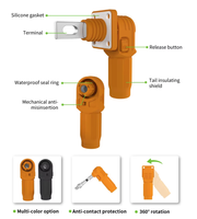 Connecteur de stockage d'énergie, connecteur étanche IP67, connecteur Amphenol pour système de stockage d'énergie