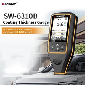 SNDWAY SW-6310A/B เครื่องวัดความหนาเคลือบ 1700um เครื่องทดสอบฟิล์มสีรถยนต์เซรามิคโลหะยานยนต์ไมโครมิเตอร์ - Product Image 5