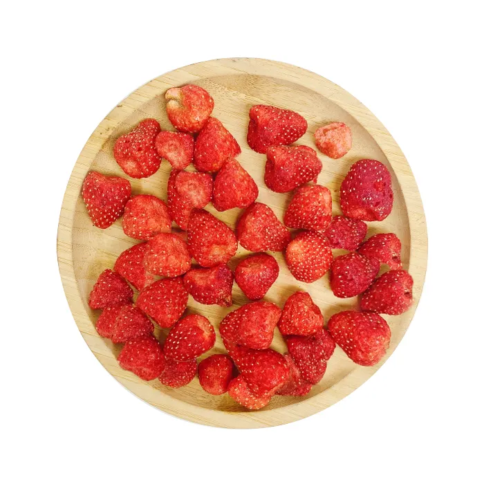 Großhandel getrocknete Fruchtscheiben und lecker ursprünglicher Geschmack gefrorene getrocknete Erdbeerscheiben