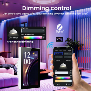 CNSKOU 2026 Nuovo Pannello di Controllo a Muro Smart Home Tuya con Schermo Centrale da 4.5'' e 4 Pulsanti Zigbee per il Controllo di Tutta la Casa - Product Image 6