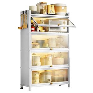 Étagère <span class=keywords><strong>de</strong></span> salon bon marché et <span class=keywords><strong>de</strong></span> haute qualité, étagère <span class=keywords><strong>de</strong></span> <span class=keywords><strong>rangement</strong></span> <span class=keywords><strong>de</strong></span> cuisine en acier au carbone avec porte - Product Image 1