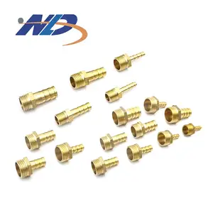 High quality 6mm 8mm 10mm barbed coupler connector brass hose fittings