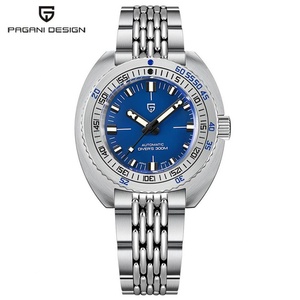Reloj de Pulsera Pagani Design 1719, Automático, Mecánico, de Acero Inoxidable, Sumergible 300M, con Cristal de Zafiro, Nuevo para Hombre - Product Image 1
