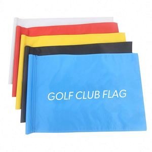 ธงกอล์ฟกลางแจ้งสองด้านสำหรับกิจกรรมกีฬาธงกอล์ฟสั่งทำได้ - Product Image 1
