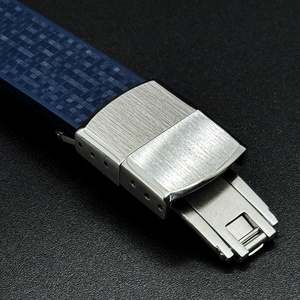 Bán Buôn Thời Trang Sang Trọng Bướm Clasp 19Mm 21Mm Mới Cao Su Dây Đeo Đồng Hồ 18Mm 20Mm 22Mm Fkm Khảm Cts Ban Nhạc Đồng Hồ - Product Image 3