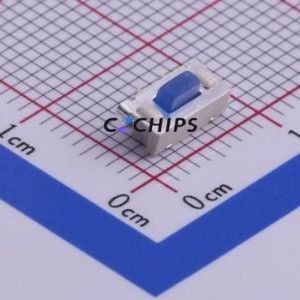 TS-1101VS-C-A-B Tactile Switch SMD Switch Single Pole Single Throw Rectangle Button 2.6N Horizontal Mount - Product Image 1
