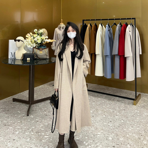 <span class=keywords><strong>Cappotto</strong></span> da <span class=keywords><strong>Donna</strong></span> Max di Alta Qualità, Giacca di Lusso a Doppio Petto in 100% <span class=keywords><strong>Cashmere</strong></span> Effetto Ondulato per <span class=keywords><strong>Donna</strong></span>, <span class=keywords><strong>Cappotto</strong></span> Lungo Invernale da <span class=keywords><strong>Donna</strong></span> in <span class=keywords><strong>Cashmere</strong></span> - Product Image 5