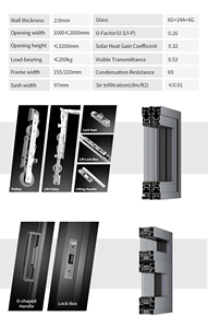 <span class=keywords><strong>Porta</strong></span> Scorrevole in Alluminio Stile Fienile con Binario Superiore <span class=keywords><strong>a</strong></span> Vista e Vetro Scanalato per la Privacy, Ideale per Partizioni Interne di Case Moderne in Stile Rustico - Product Image 3