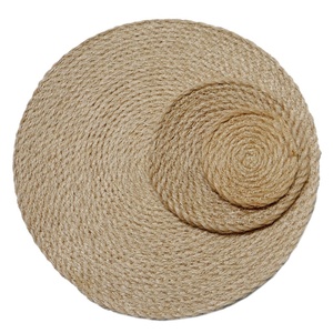 Vente en gros de sets de table en lin tressé double face, résistants à la chaleur et antidérapants, pour la décoration de la maison et des cafés - Product Image 3