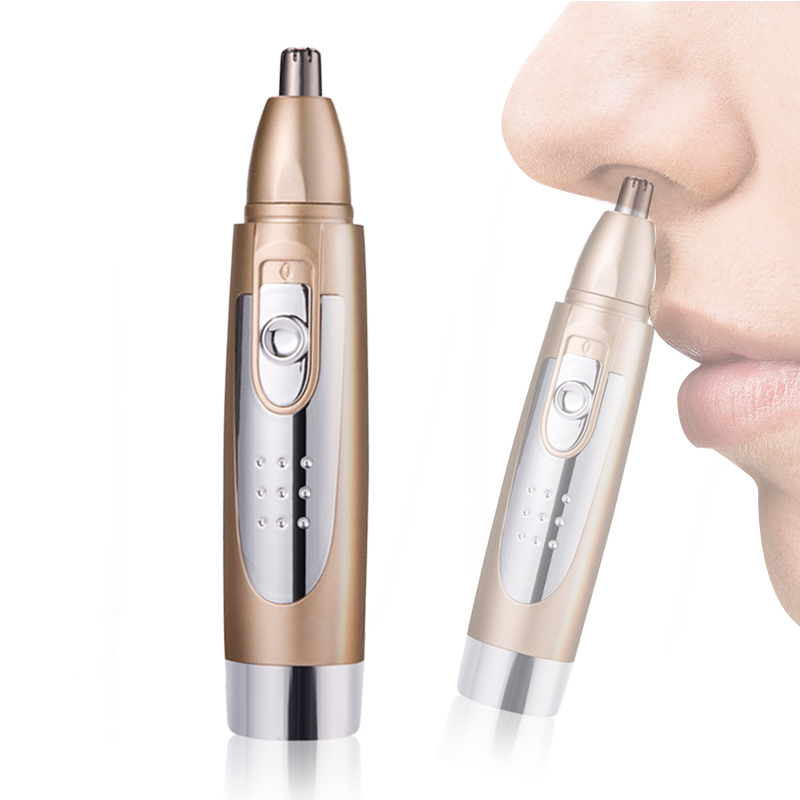 Hot Selling Men Hair Nose Trimmer Ear Hair Removal Electric Beard Epilator Nose Trimer Ear and Nose Trimmer