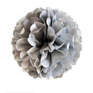 ขายส่งPOM POMSคริสต์มาสงานแต่งงานตกแต่งคริสต์มาสกระดาษทิชชูPom POMดอกไม้ - Product Image 5