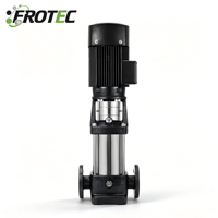 Pompe verticale multi-étages en acier inoxydable haute efficacité CDL CDLF pour le surpressionnement d'eau des bâtiments et les systèmes d'osmose inverse