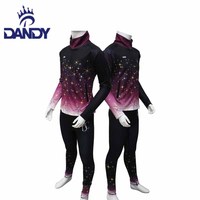 Sublimation personnalisée pour compétition d'équipe Survêtement pour jeunes Veste d'échauffement de gymnastique Vestes de joie