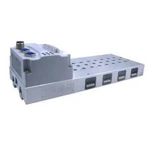 Haute précision EtherNet/IP 4-24 positions double contrôle électrique automatisation industrie pièces pneumatiques bus électrovanne île