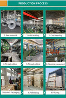 304 boulons combinés à fente croisée en acier inoxydable M3 M4 M5 M6 M8 M10 vis à tête hexagonale Phillips avec rondelle plate et ressort