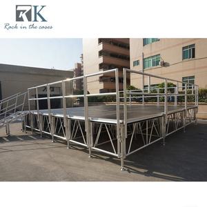 Plataforma de Escenario de Carga Pesada, Plataforma de Aluminio de Altura Ajustable - Product Image 5