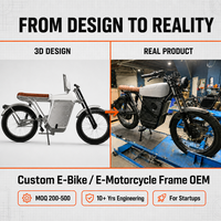 Service de fabrication de cadres de vélos électriques, motos électriques et tricycles électriques sur mesure, fabrication OEM en petites séries, usine de cadres en aluminium et en acier