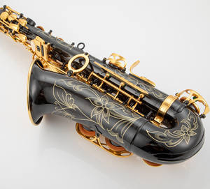 Strumento per sassofono lacca nera con bocchino lucido intagliato a mano con <span class=keywords><strong>tutti</strong></span> gli accessori <span class=keywords><strong>Sax</strong></span> Alto in Eb - Product Image 2