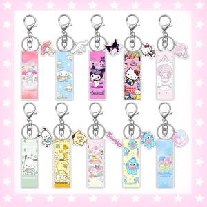 <span class=keywords><strong>Photo</strong></span> numérique irrégulière personnalisée en deux pièces dessin animé humanoïde décorations suspendues porte-clés pendentif en acrylique plastique étanche - Product Image 1