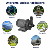 Pompe à eau CC sans balais ZKSJ 3800LPH, hauteur de refoulement 12M, 120W, pompe de circulation submersible pour lave-vaisselle et refroidissement industriel ODM OEM