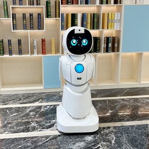 Suntech Commercial Intelligent Welcome <strong>Robot</strong> Q-<strong>Bot</strong> Exhibition Museum Guide Voice Broadcasting Facial Reception Guided - Product Image 1