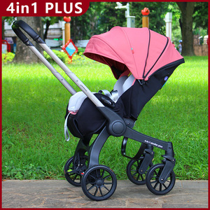 Nuovo Passeggino 4-in-1 per Neonati con Telaio in Lega di Alluminio, <span class=keywords><strong>Seggiolino</strong></span> di Sicurezza Bidirezionale e Cesta Portaoggetti Modello G308 - Product Image 2