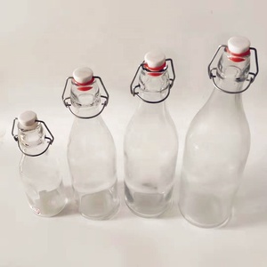 Botella de Vidrio Transparente <span class=keywords><strong>Bormioli</strong></span> <span class=keywords><strong>Rocco</strong></span> Giara con Tapón, 8oz, 16oz, 24oz, 32oz - Product Image 3