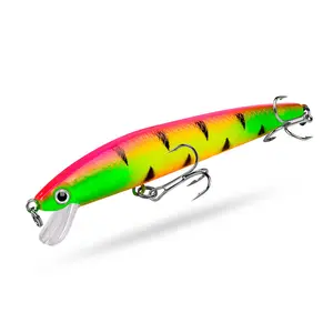 Drijvend Kunstaas Vissen Zout Water Minnow 8.5G 9.5Cm Plastic Minnow Kunstmatige Harde Aas Jerkbait Longcast Vissen Lokken