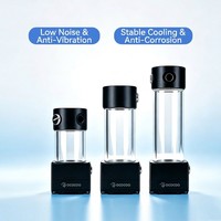 OC H06D 12V DDC Pump Reservoir Combo Tube G1 4 Port PC Water Cooling Tank Liquid Cooling for AI Server GPU Cluster Build