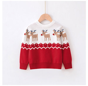 <span class=keywords><strong>Pull</strong></span> de Noël pour enfants et adultes, tenues assorties parent-enfant, <span class=keywords><strong>pull</strong></span> en jacquard à motifs de dessins animés - Product Image 6