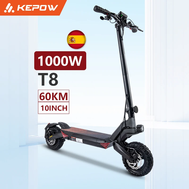 1000w Powerful Motor 48v 20ah Lithium Battery Long Range Scooter T8 Adult Mobility Electric Off-road Scooters