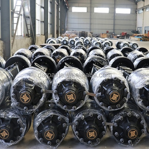 Đức nhà máy 13 15 16 20 tấn đầy đủ bán Trailer trục mới độc lập trục để bán - Product Image 4