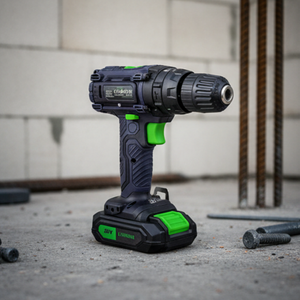 Taladro percutor <span class=keywords><strong>inalámbrico</strong></span> JimBon Power Hammer Wall, destornillador eléctrico de 21 V con puntas hexagonales, 2 baterías de 20 V - Product Image 4