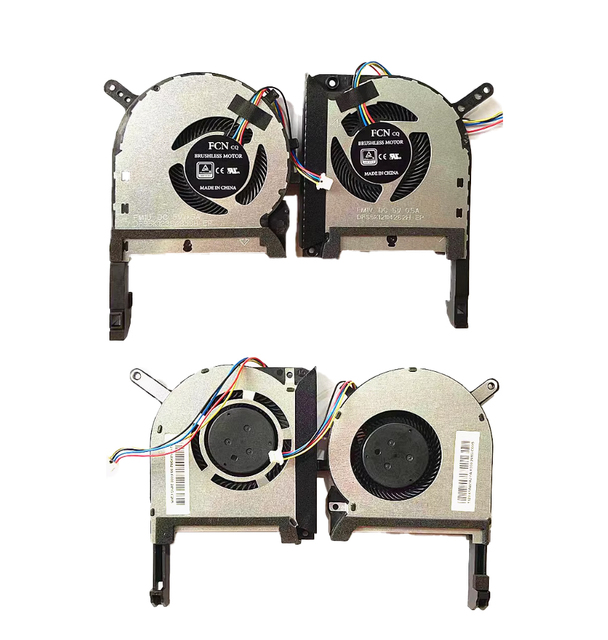 Hot Selling CPU+GPU Cooling Fan for Asus TUF Gaming Laptops for FX505 FX705 FA506 FX506 FX506LU FX705GD FX705GE FX95 Aluminum