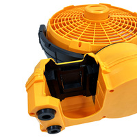 Ventilateur portable sans fil 20V double usage AC/DC, grand vent, réglage à 3 niveaux, minuterie 1-2-4 heures, 180 °   Ventilateur à batterie durable Head Spin